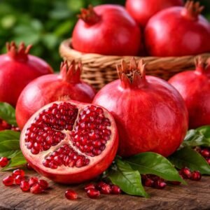fresh indian pomegranate (bhagwa)