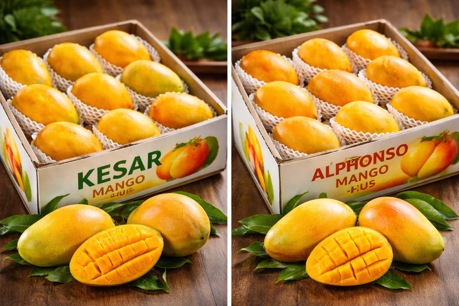 premium indian mangoes (alphonso & kesar) premium indian mangoes (alphonso & kesar)